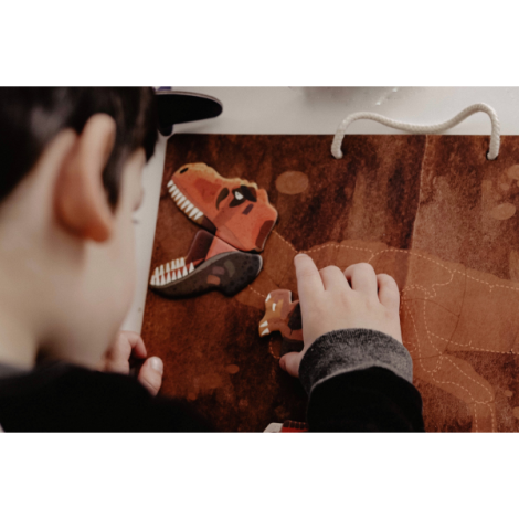 Joc magnetic educativ - Tyrannosaurus Rex - poza 2