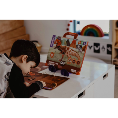 Joc magnetic educativ - Tyrannosaurus Rex - poza 3