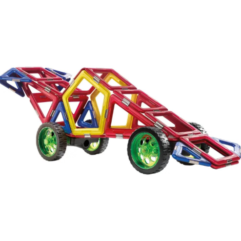 Joc magnetic Geo Smart, Roboracer, Masina de curse, 36 piese - poza 2