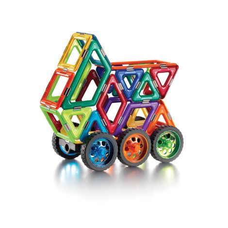 Joc magnetic Geo Smart, Space Truck, Camionul spatial, 42 piese - poza 2