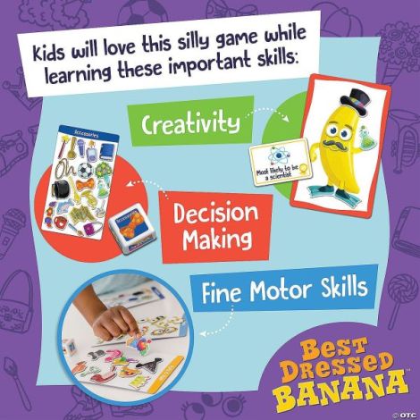 Joc magnetic Imbraca banana, Best dressed Banana - poza 5