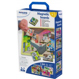 Joc magnetic Mediu si reciclare - Miniland - poza 2