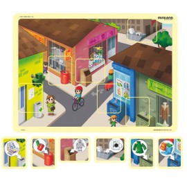 Joc magnetic Mediu si reciclare - Miniland - poza 3