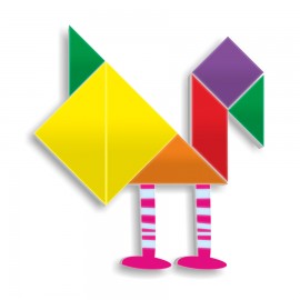 Joc magnetic Tangram fantezie - poza 3