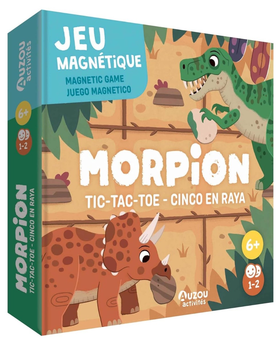 Joc Magnetic TIC-TAC-TOE cu dinozauri - poza 1
