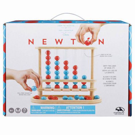 Joc Marbles Newton 5 In Linie Din Lemn - poza 1