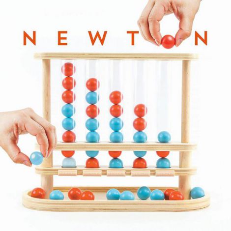 Joc Marbles Newton 5 In Linie Din Lemn - poza 2