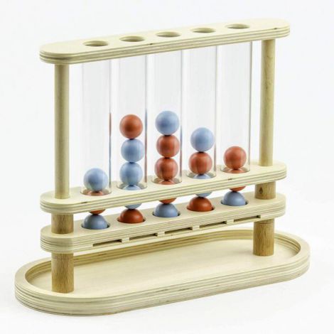 Joc Marbles Newton 5 In Linie Din Lemn - poza 4