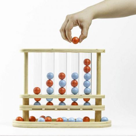 Joc Marbles Newton 5 In Linie Din Lemn - poza 5