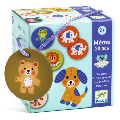 Joc Memo jucarii animale din plus, Djeco - poza 1