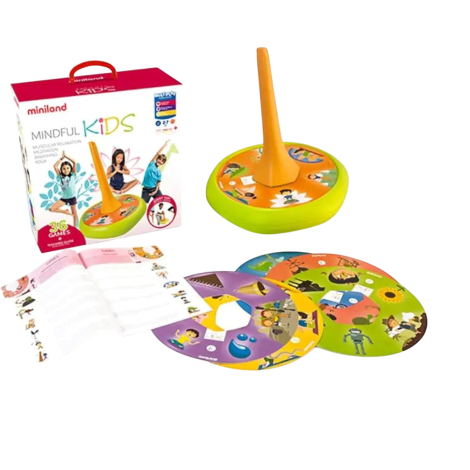 Joc Mindfulness Spinner pentru copii 2-7 ani, Miniland 31898 - poza 1