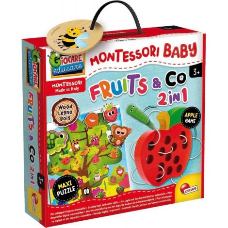 Joc montessori 2 in 1 - fructe - poza 1