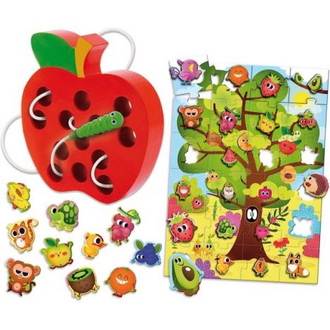 Joc montessori 2 in 1 - fructe - poza 3