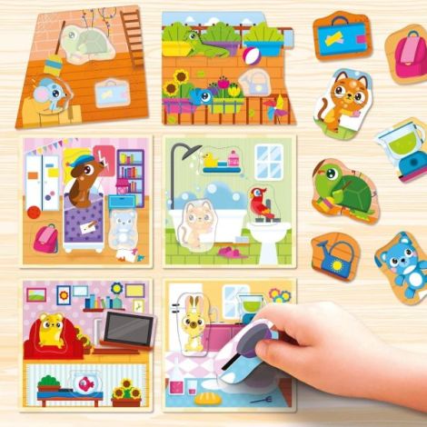 Joc montessori - casuta animalutelor - poza 3