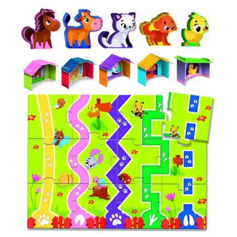 Joc montessori - distractie cu animalute - poza 2