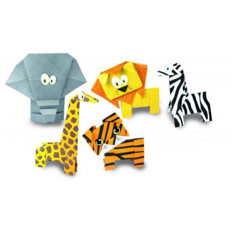 Joc origami - animalute salbatice - poza 1