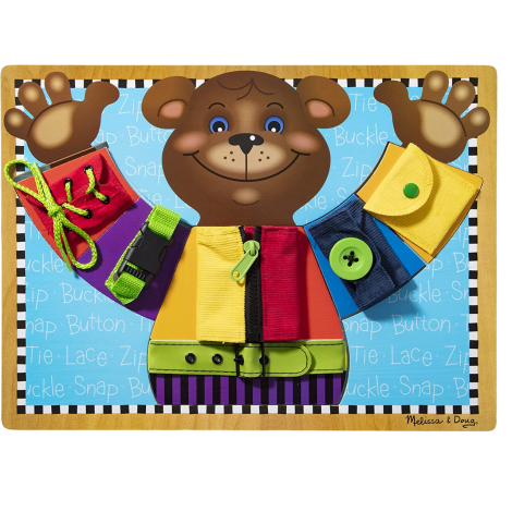Joc pentru dezvoltarea abilitatilor Invata sa te imbraci Melissa and Doug 3784