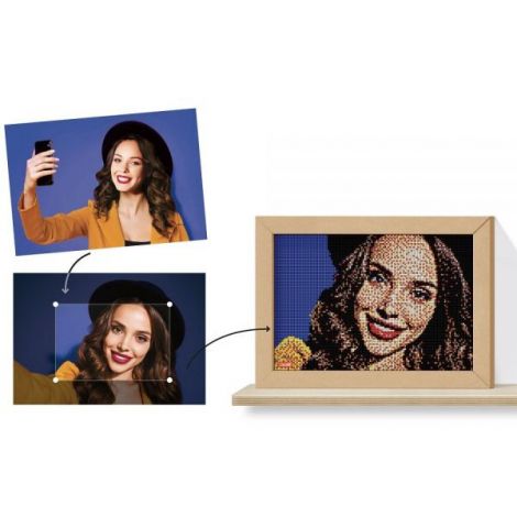 Joc Pixel Art 8 Take A Selfie, 9-99 ani, Quercetti Q00774 - poza 2