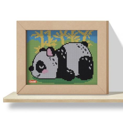 Joc Pixel Art Kawaii 4 planse Design Panda, 6-99 ani, Quercetti Q00797 - poza 2