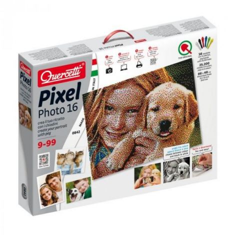 Joc Pixel Photo 16 planse, 9-99 ani, Quercetti Q00842 - poza 1