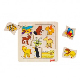 Joc puzzle de asociere Casutele animalelor 2 - poza 2
