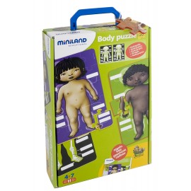 Joc puzzle educational corpul uman - Miniland - poza 1