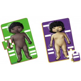 Joc puzzle educational corpul uman - Miniland - poza 3