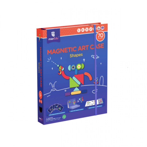 Joc puzzle magnetic de arta si asociere - Forme - poza 2