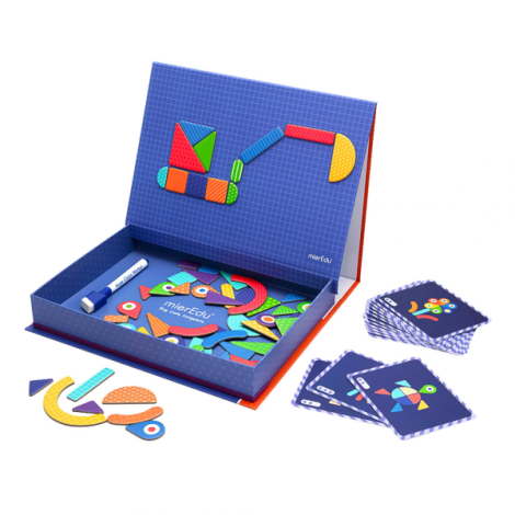 Joc puzzle magnetic de arta si asociere - Forme - poza 3