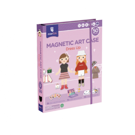 Joc puzzle magnetic de arta si asociere - Imbracaminte - poza 1