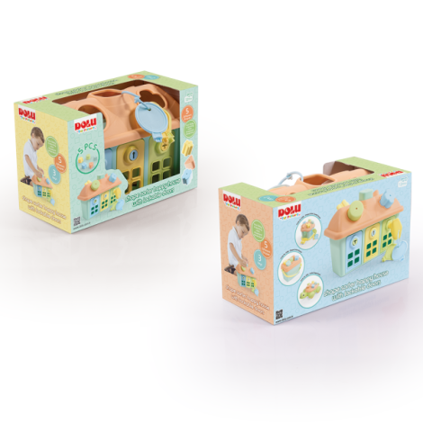 Joc sortare - casuta pastel cu chei - poza 2