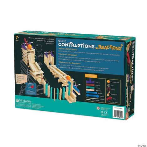 Joc STEM de constructie, din lemn, de tip marble run. Keva Constructions Reactions Planks - poza 5