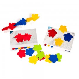 Joc STEM pentru invatarea numararii si sortarii cu 20 de broscute si 18 carduri cu activitati, Testoasele Matematiciene - poza 4