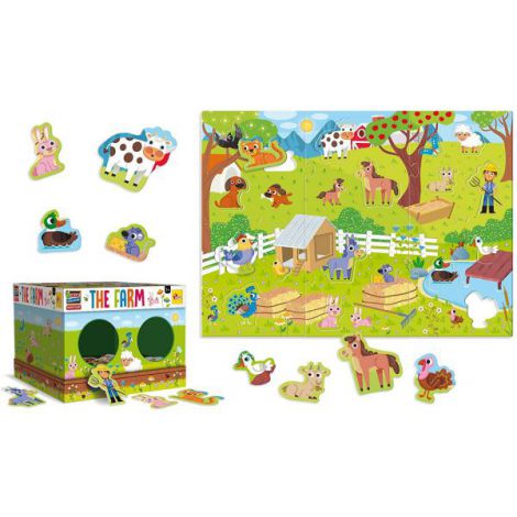Joc tactil montessori - ferma - poza 2