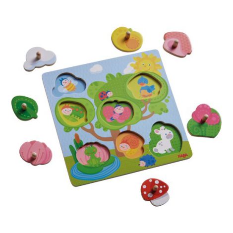 Joc tip puzzle, Haba, Animalele ascunse, 12luni+ - poza 2