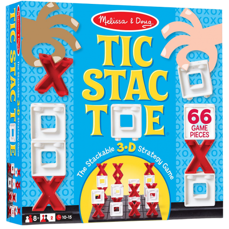 Joc X si O 3D Tic Stac Toe Melissa & Doug - poza 1
