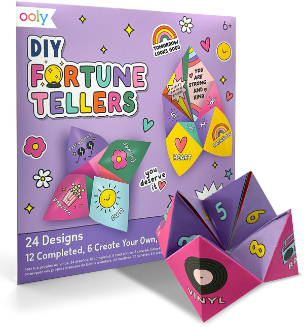 Jocul copilariei - Solnita, set creativ DIY - 24 modele, Fortune Teller