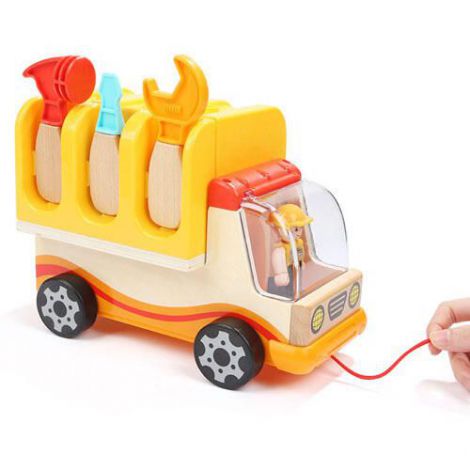 Jucarie 2 in 1 - camion si banc de lucru - poza 4