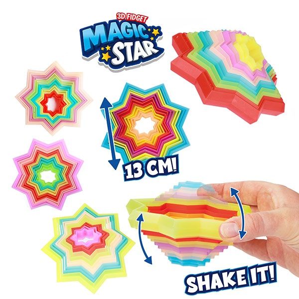 Jucarie antistres TToys Fidget 3D star - poza 2