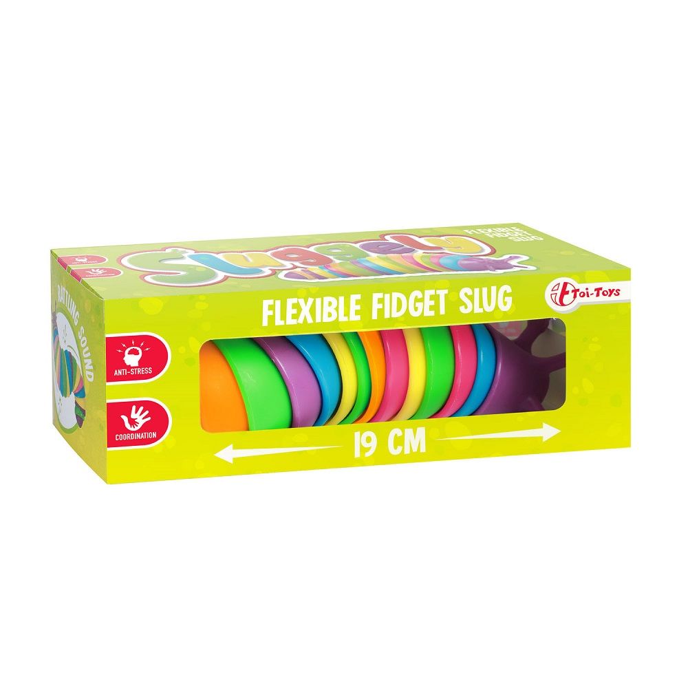 Jucarie antistres TToys Melc Fidget Slug 19 cm - poza 2