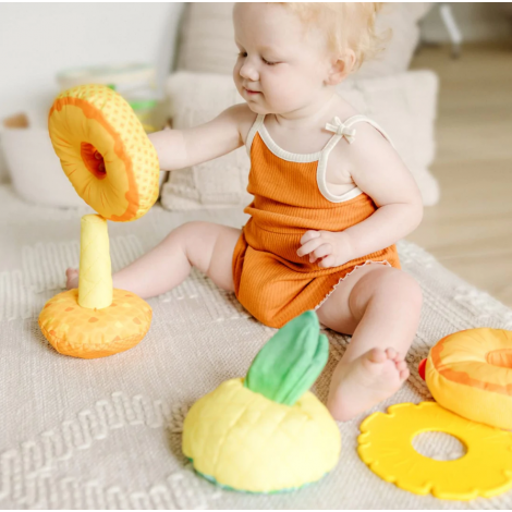 Jucarie bebe Ananas de stivuit - poza 4