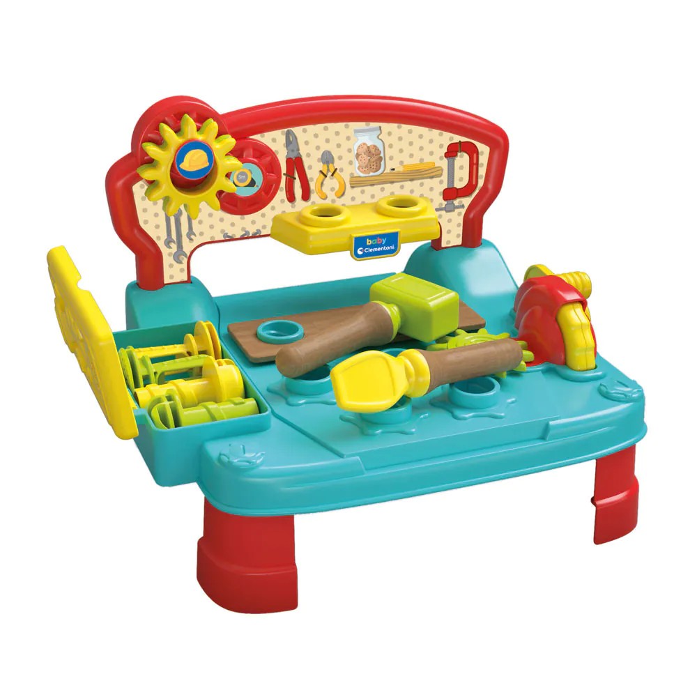 Jucarie bebelusi Baby Clementoni Montessori Banc de lucru cu scule - poza 1