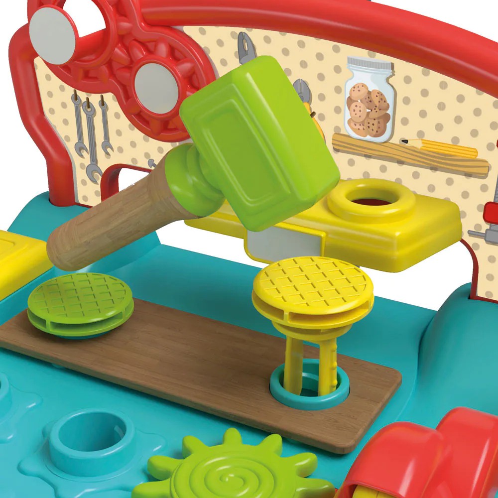 Jucarie bebelusi Baby Clementoni Montessori Banc de lucru cu scule - poza 4
