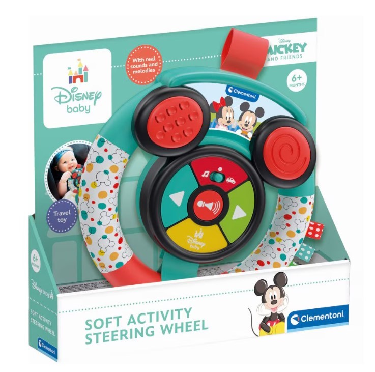 Jucarie bebelusi Baby Clementoni Volan Interactiv Mickey Mouse - poza 2
