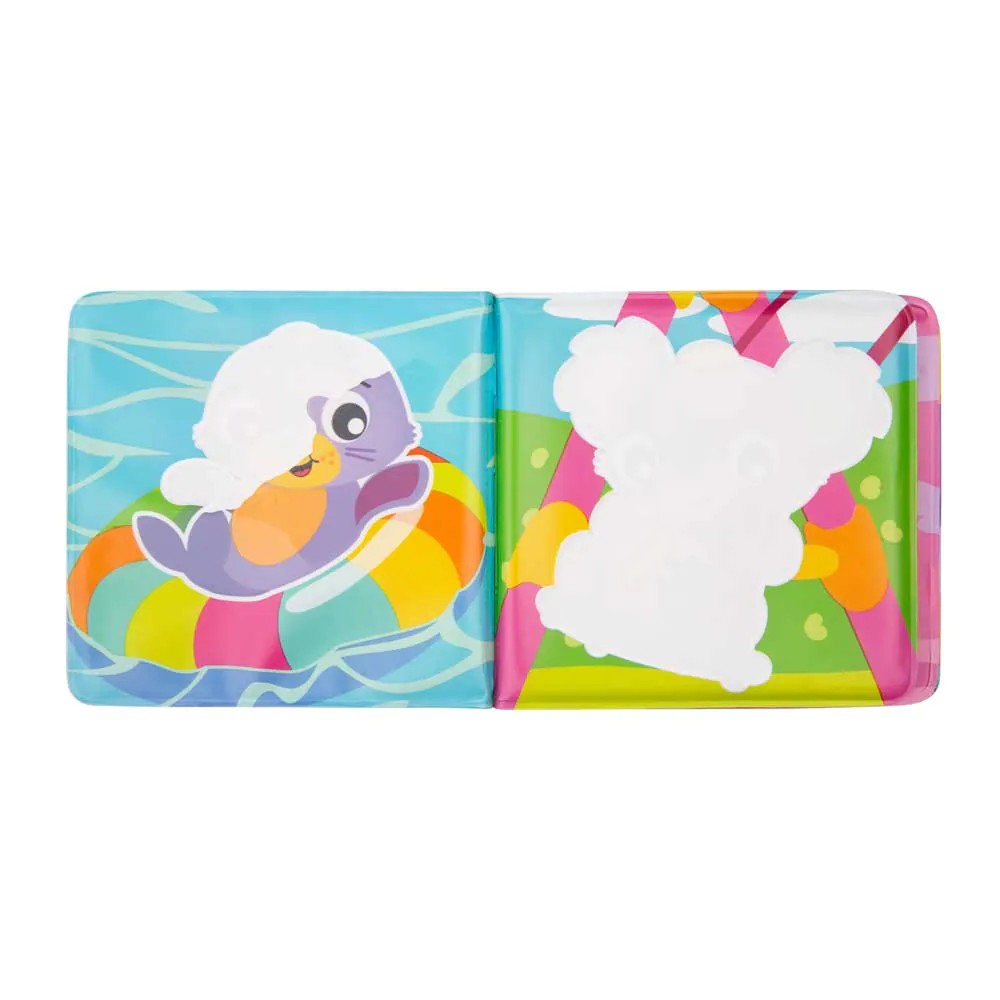 Jucarie bebelusi carticica de baie cu efect de colorare in apa PlayGro Magic Water Coloring - poza 4