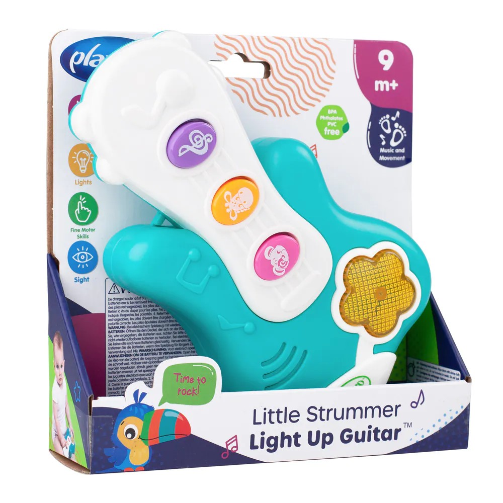 Jucarie bebelusi Chitara cu sunete si lumini Playgro Activity Little Strummer - poza 1