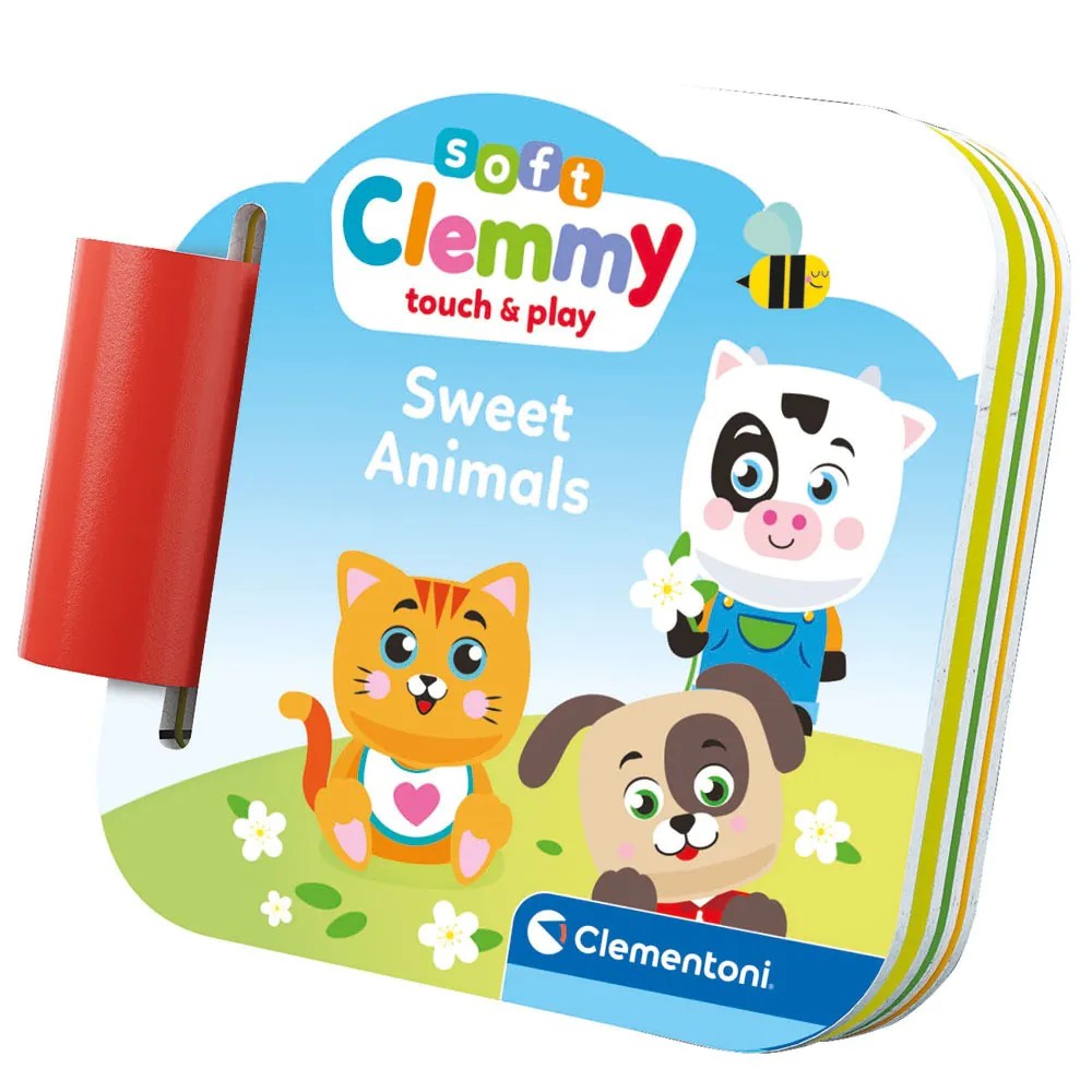 Jucarie bebelusi Clementoi Soft animale si blocuri moi - poza 3