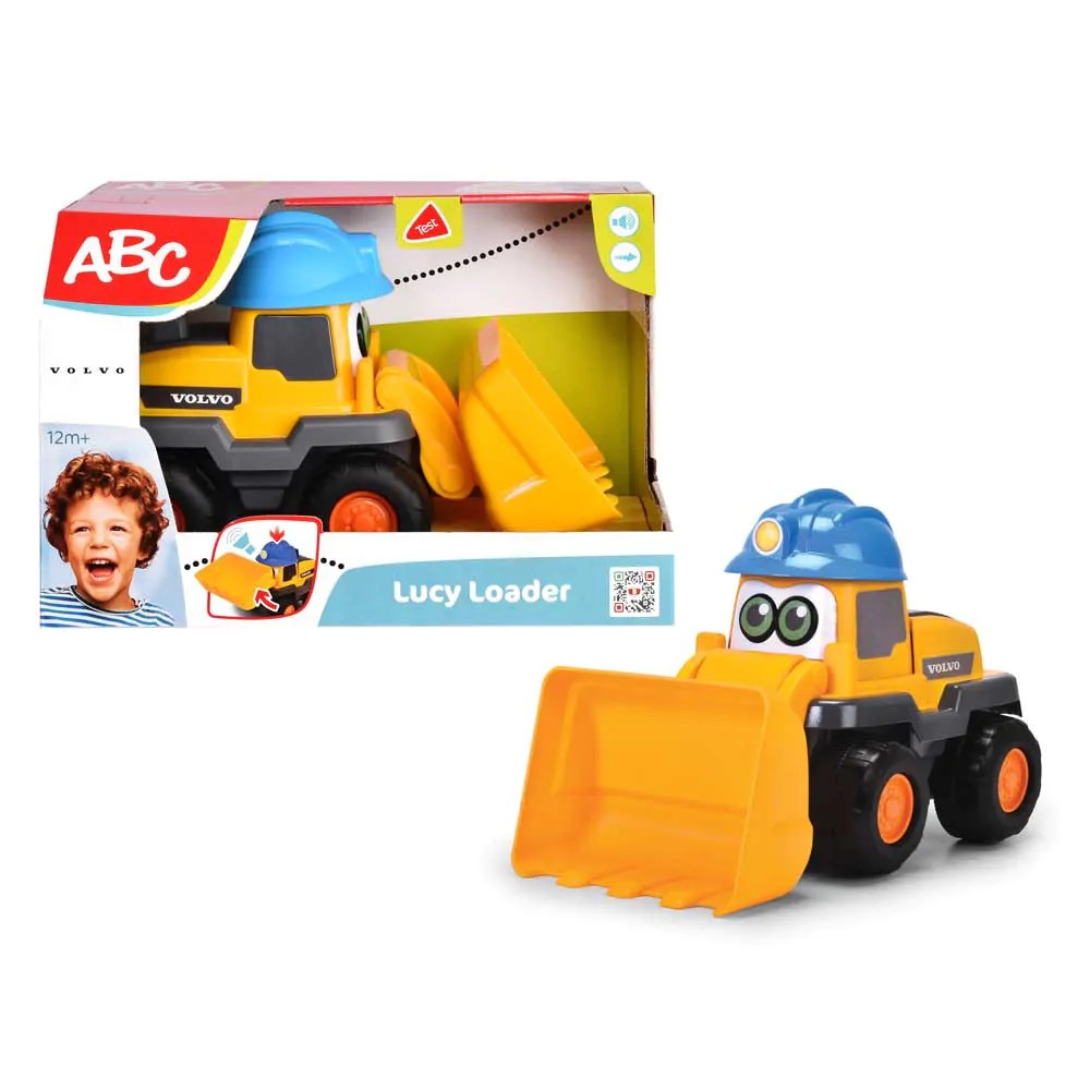 Jucarie bebelusi excavator cu sunete si lumini ABC Lucy Loader - poza 2