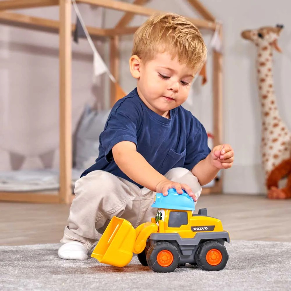 Jucarie bebelusi excavator cu sunete si lumini ABC Lucy Loader - poza 3