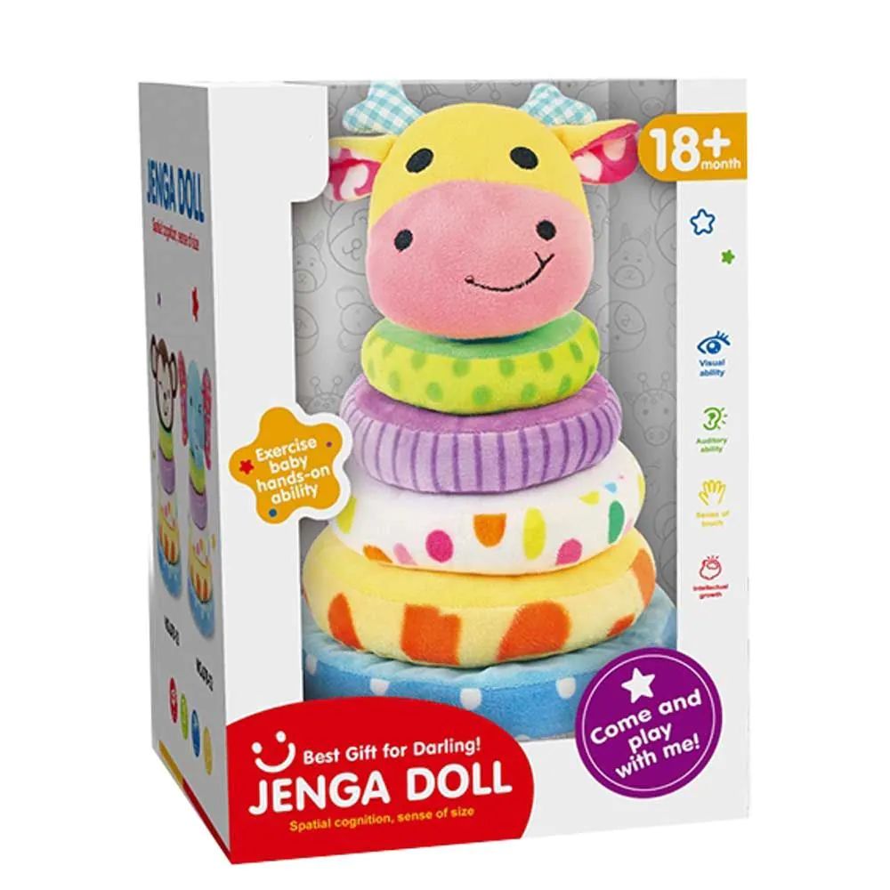 Jucarie bebelusi inele de plus girafa Ocie - poza 2